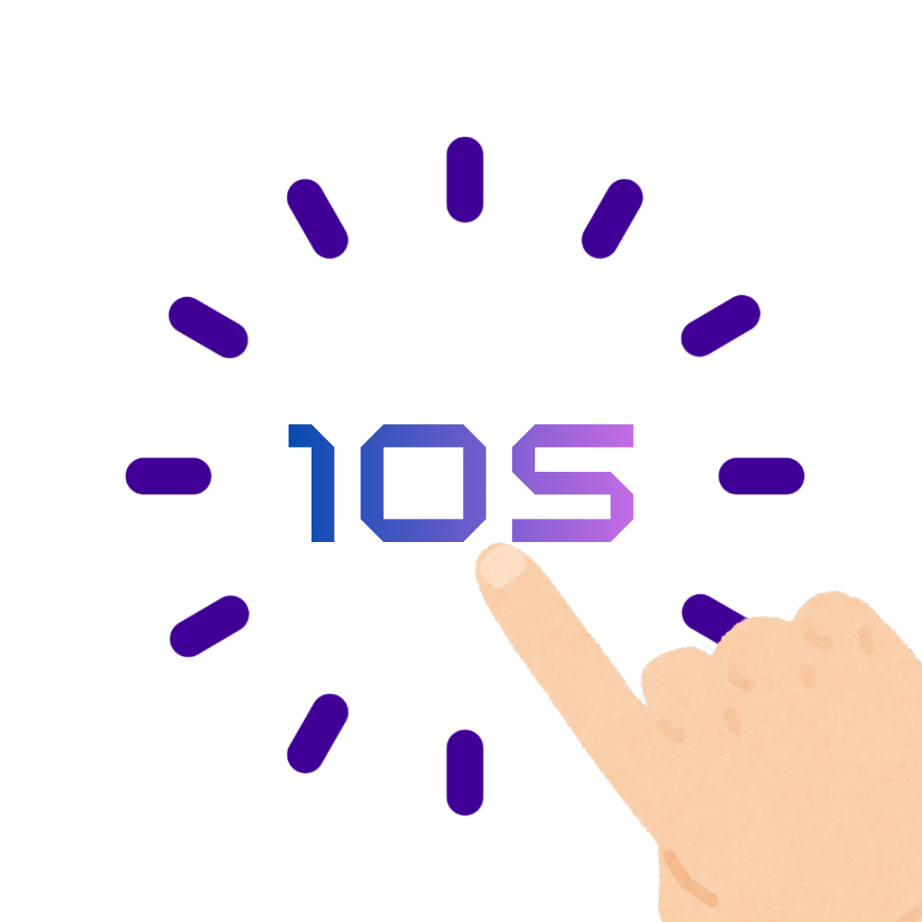 Tap 10 Sec